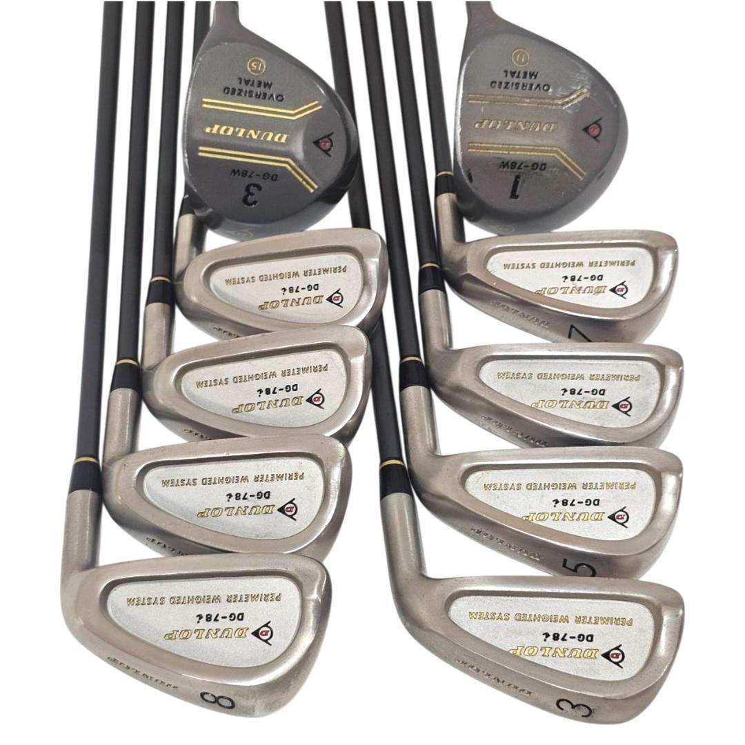 DUNLOP ダンロップ DG-78 アイアン8本＋ウッド2本 カーボン R 右
