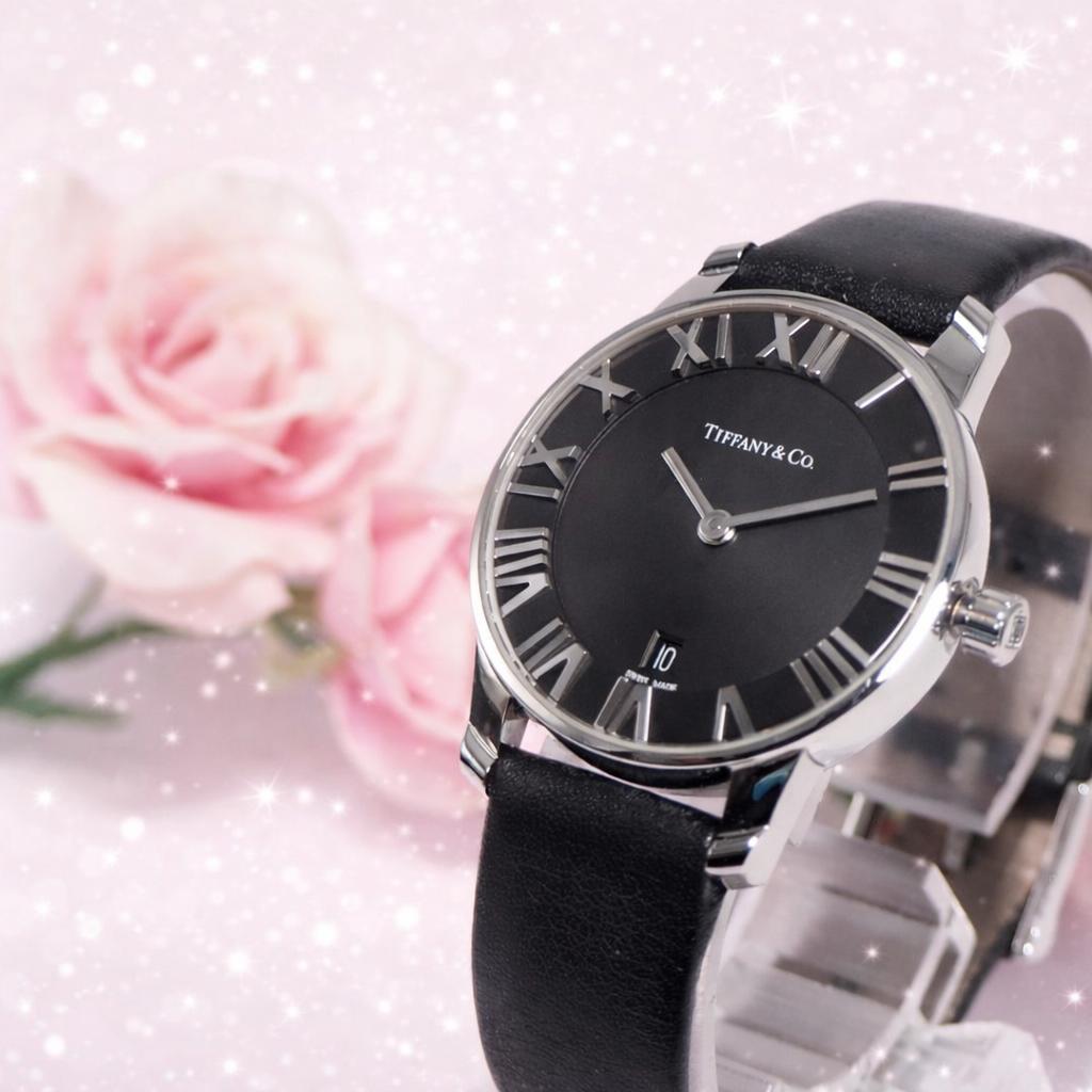 美品 ティファニー TIFFANY アトラスドーム デイト 腕時計 F313