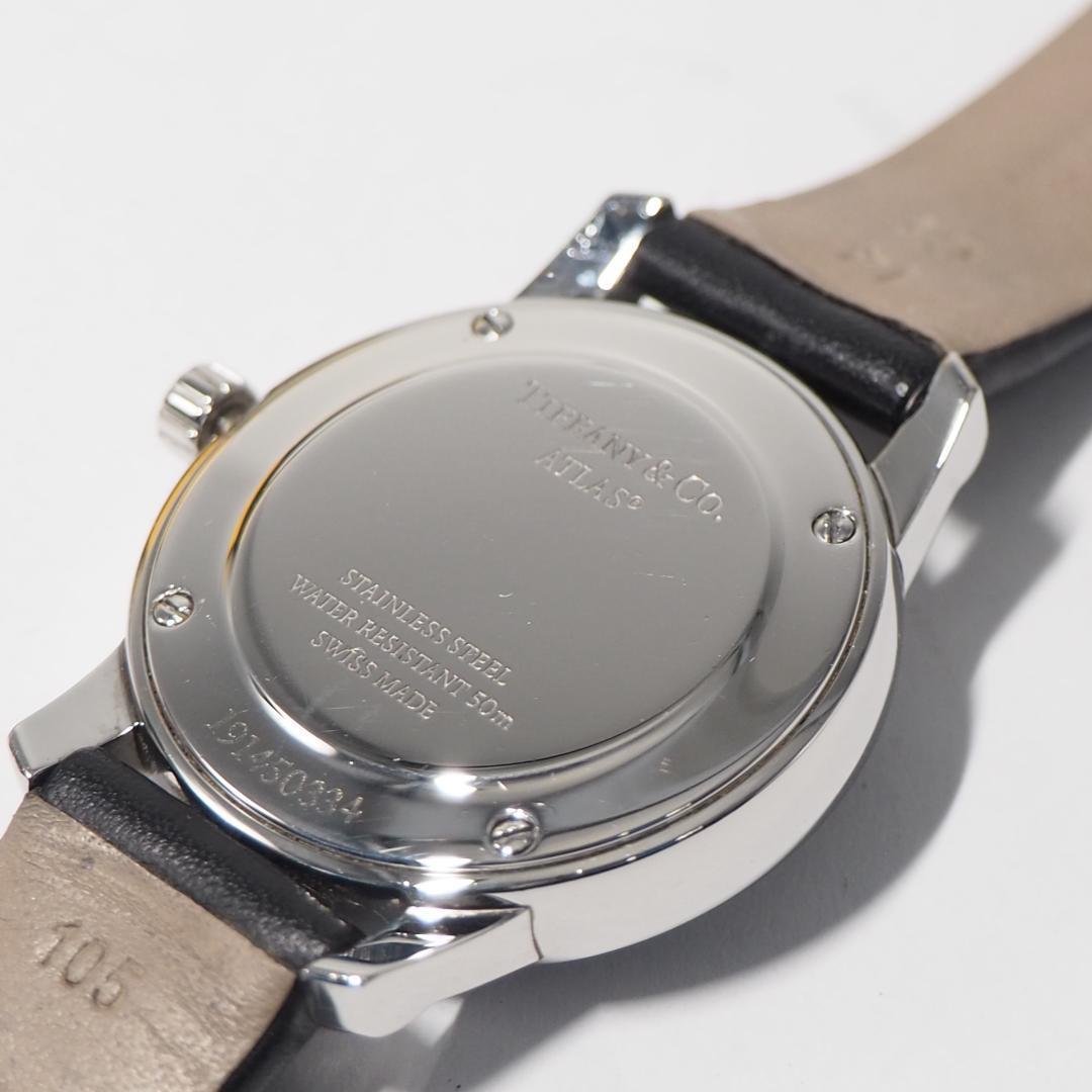 美品 ティファニー TIFFANY アトラスドーム デイト 腕時計 F313
