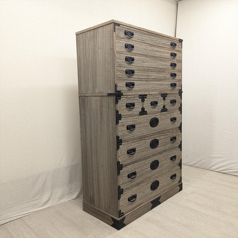 焼桐　整理箪笥　着物箪笥　和箪笥　タンス　たんす　チェスト　引き出し　気密　蟻組