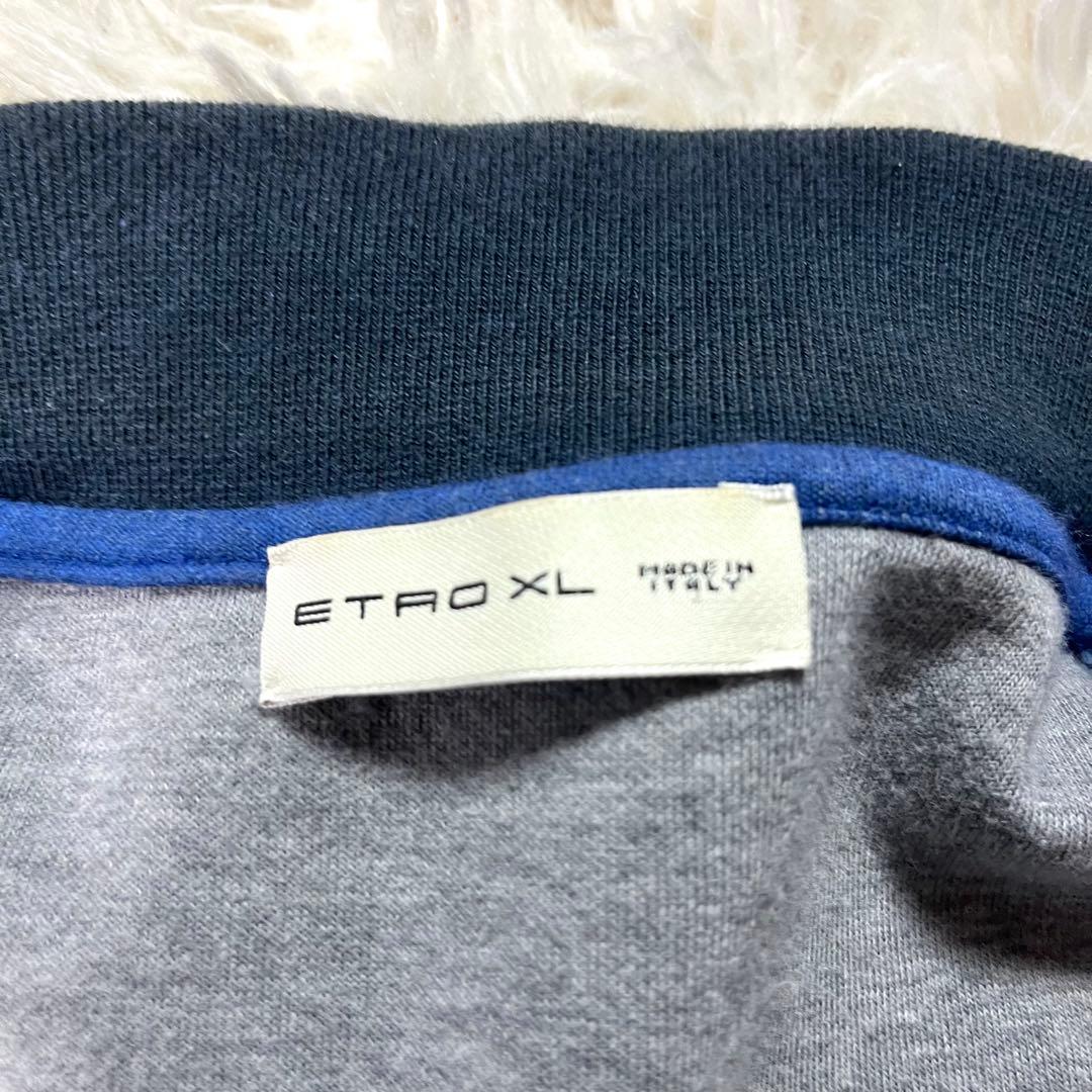 希少XLサイズ ETRO エトロ ブルゾン バンダナ柄 ダブルジップ 近年