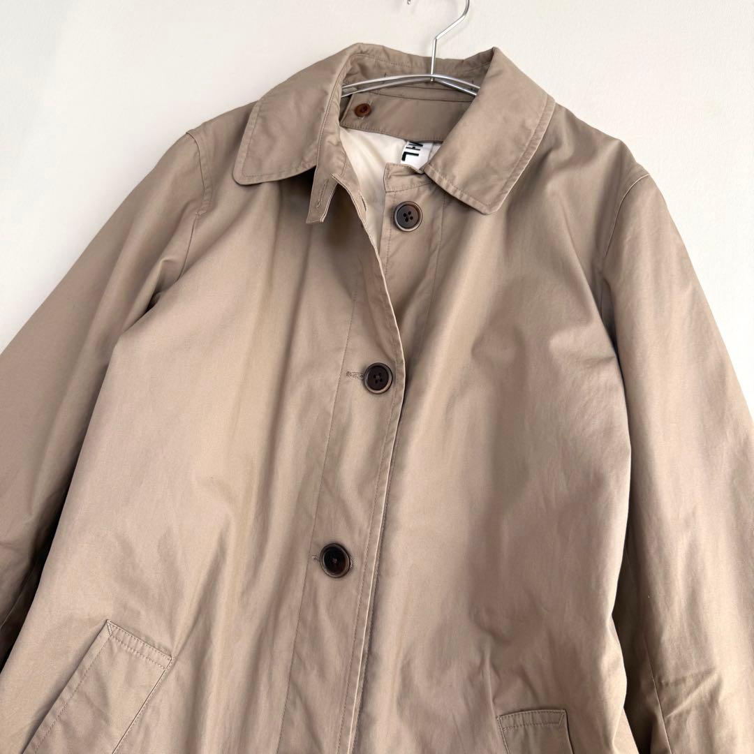 【MHL】ダウンライナー付きステンカラーコート（M）ブラウン　トレンチコート