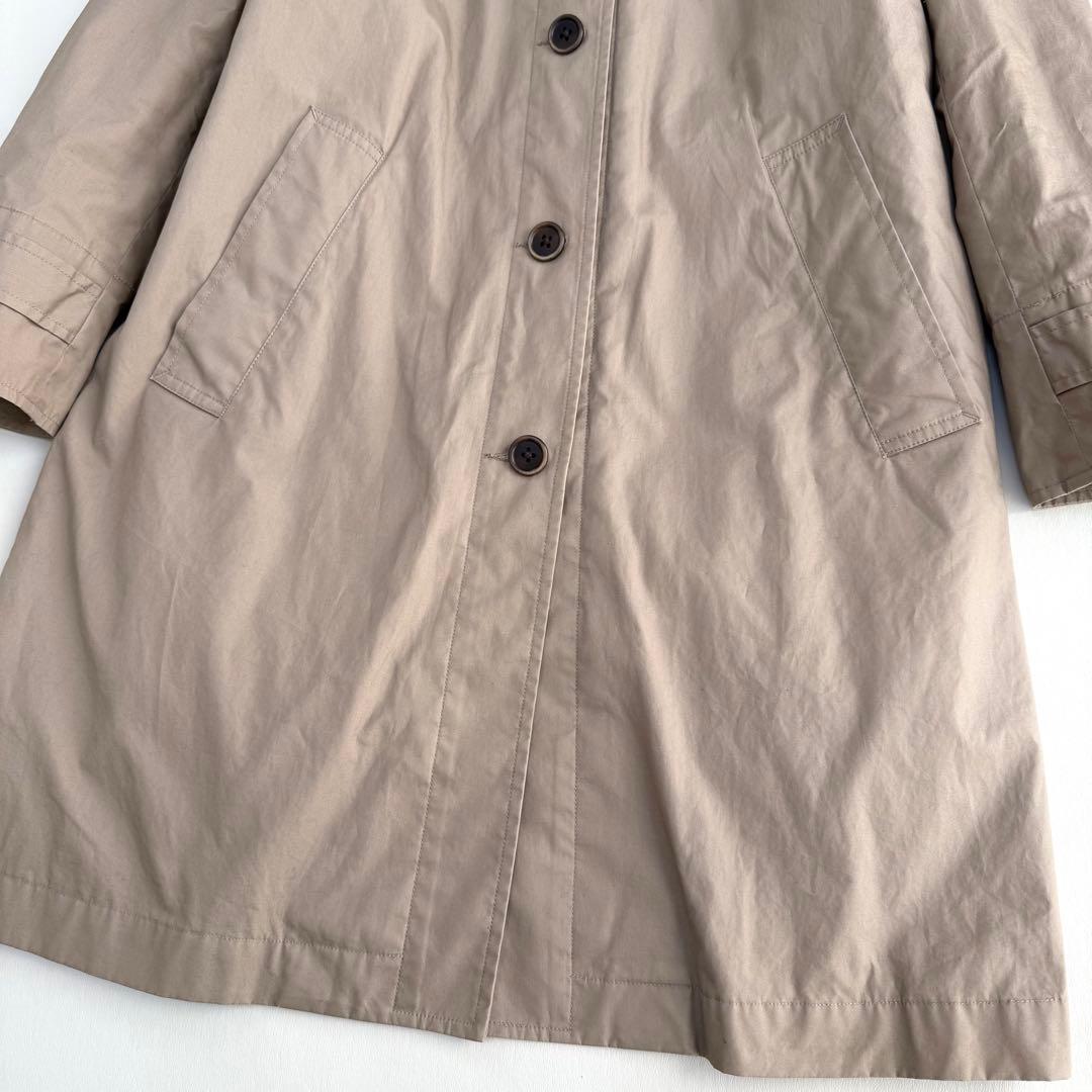 【MHL】ダウンライナー付きステンカラーコート（M）ブラウン　トレンチコート