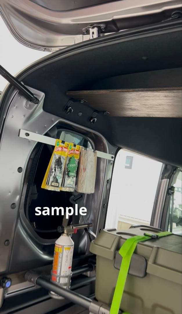 ラスト1点 NVAN 天井棚 簡単取付キット 天板 ブラケット カスタム 内装