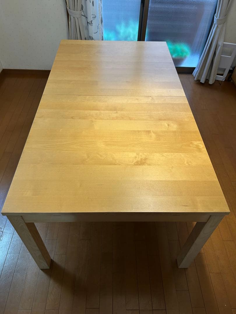 IKEA BJURSTA 大型伸長式テーブル　美品　イケア　スタイリッシュ