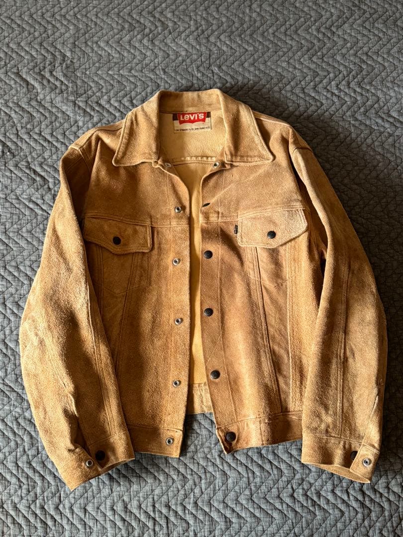 ビッグサイズ！LEVISリーバイス スエードジャケット bigE ヴィンテージ