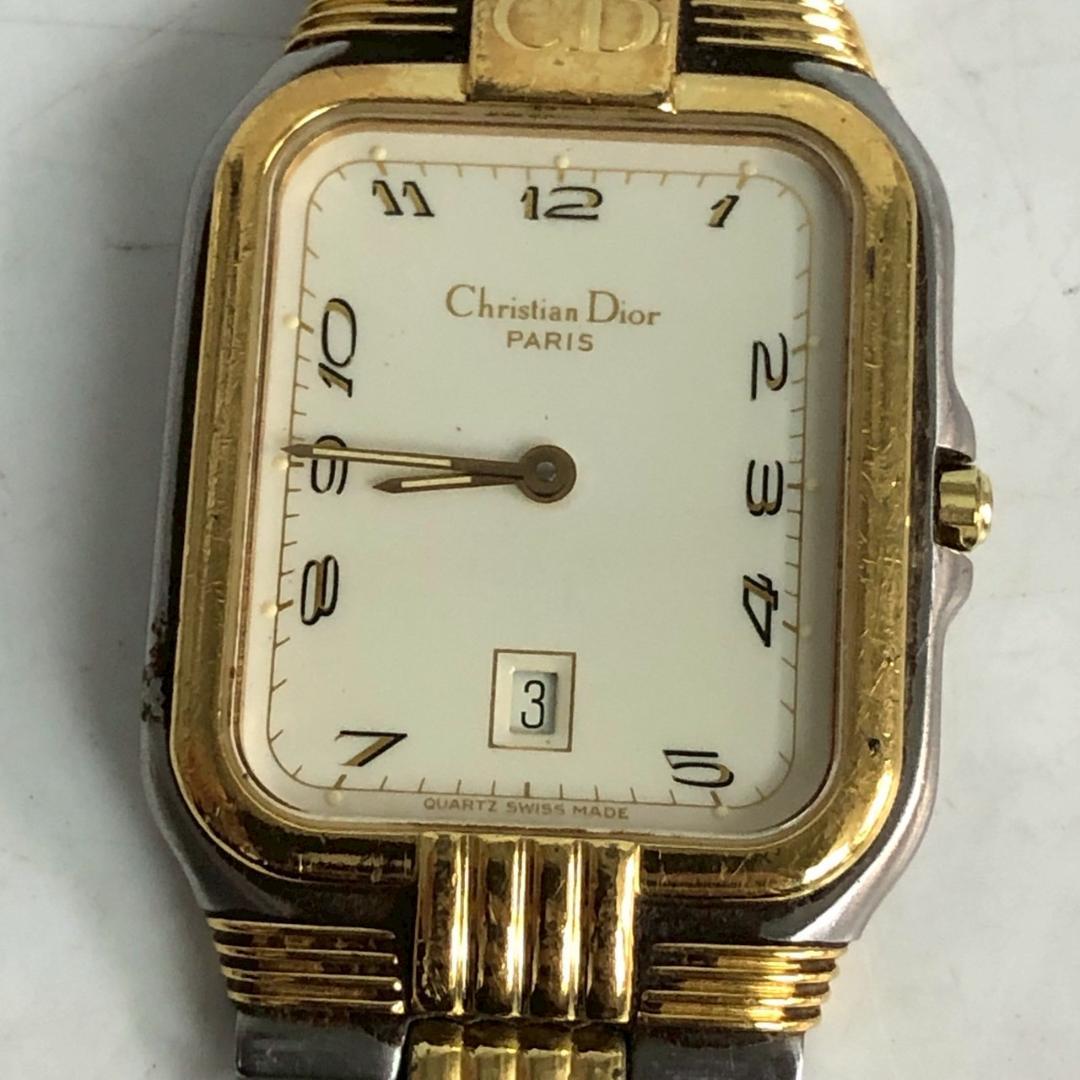 Christian Dior クリスチャンディオール アナログ 腕時計 ゴールド