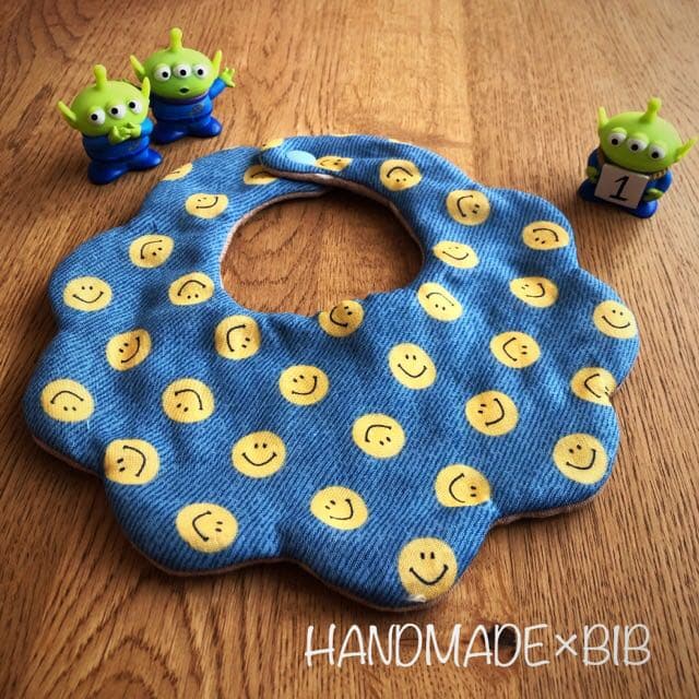 ハンドメイド スタイ ８重ガーゼもくもく型