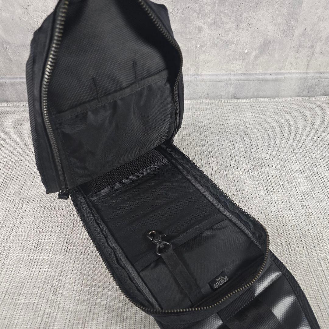 極美品　PORTER　ポーター　ヒート　スリングショルダー　ボディバッグ