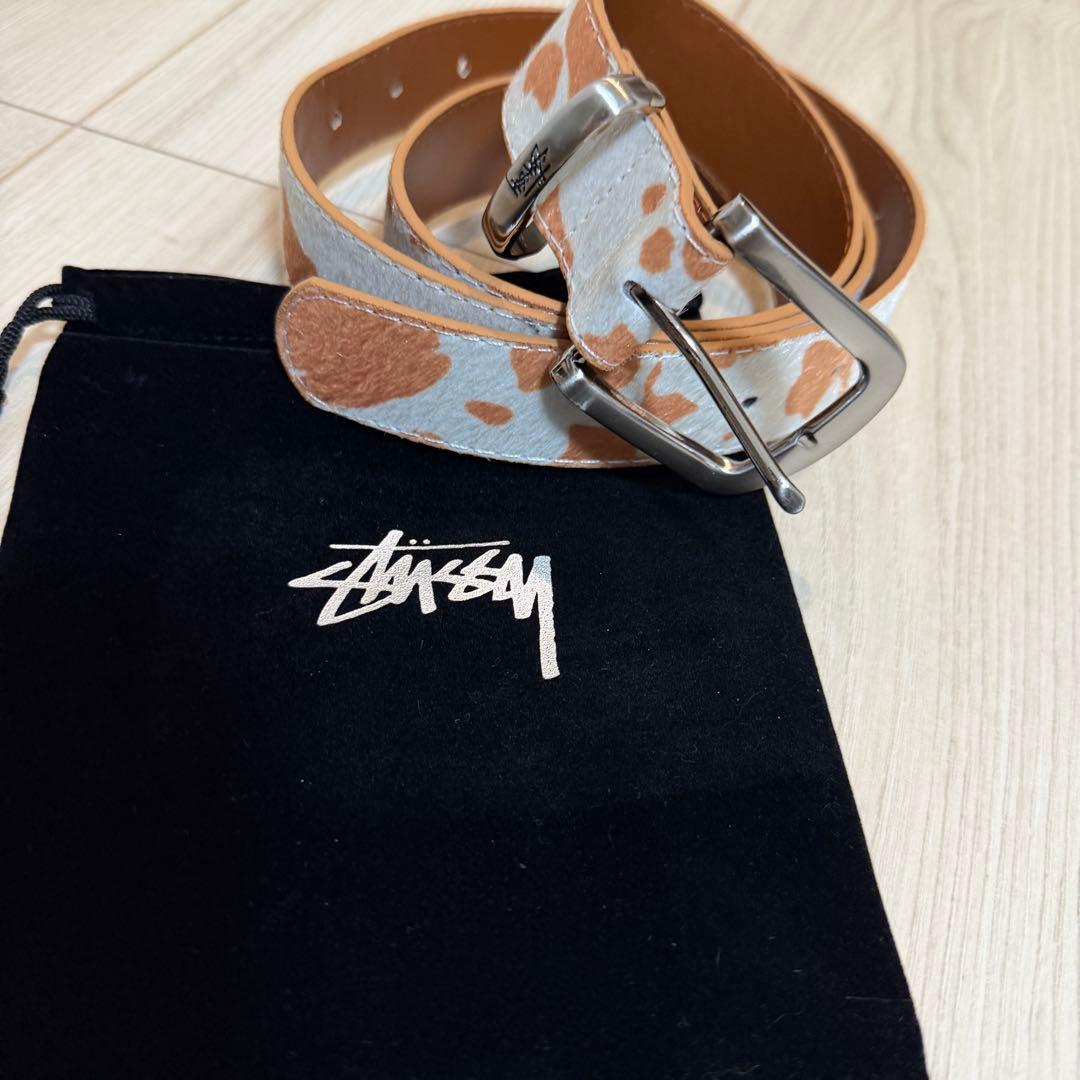 Stussy ハラコ調 ベルト