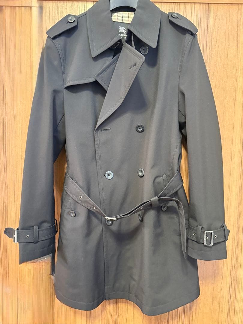 Burberry バーバリー　ブラックレーベル　トレンチコート　L 極美品　黒