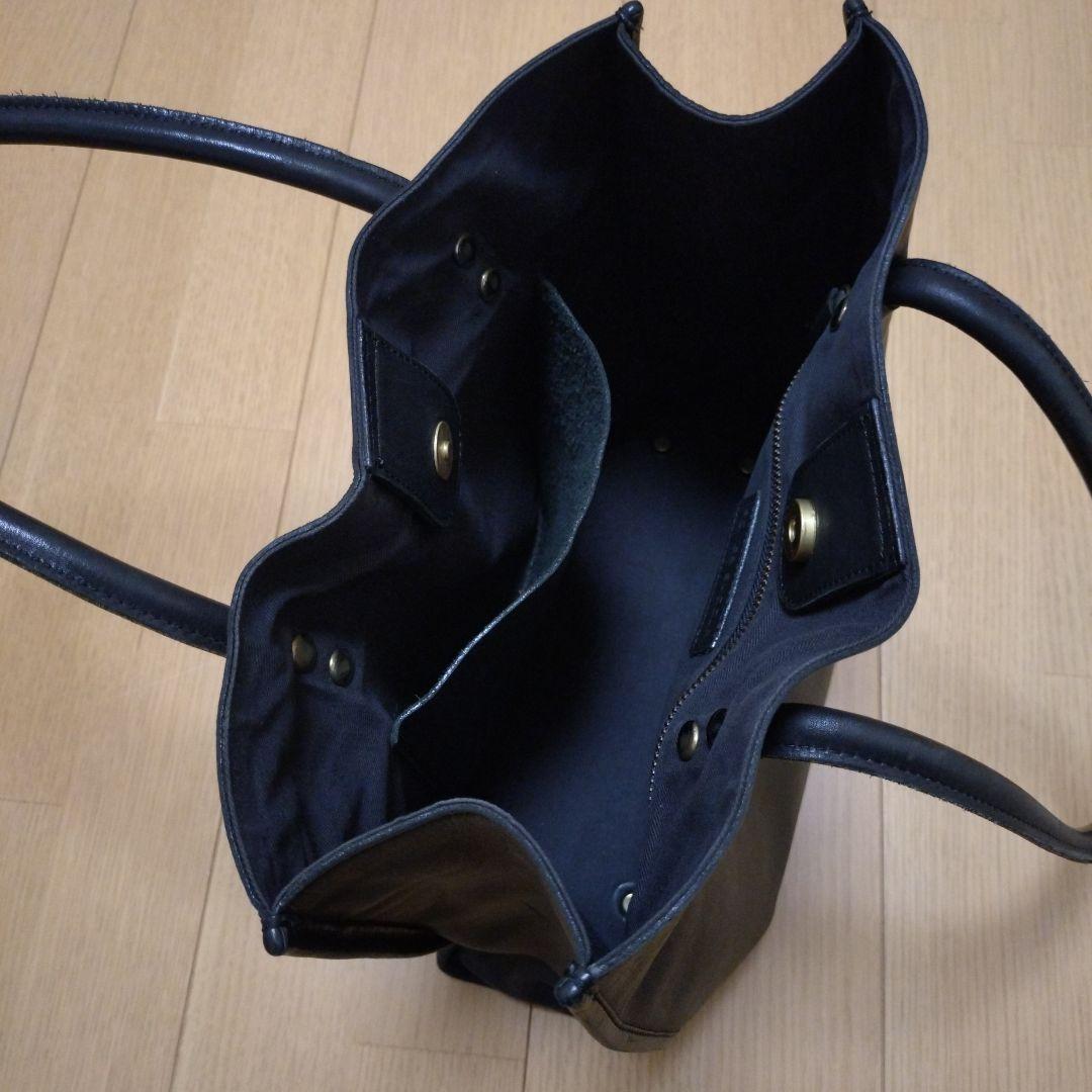 【日本製】SOMES SADDLE オールレザートートバッグ　ブラック