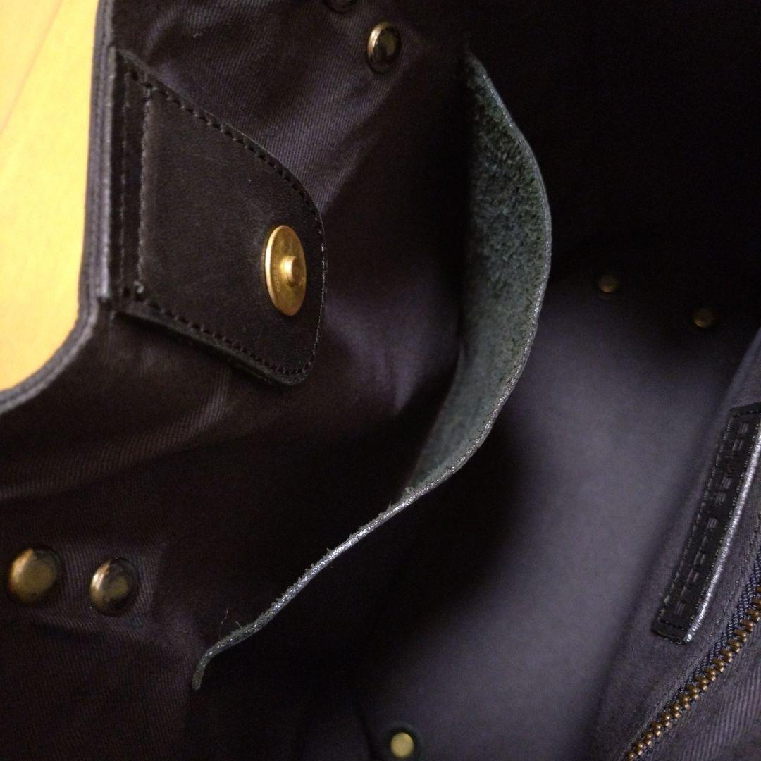 【日本製】SOMES SADDLE オールレザートートバッグ　ブラック