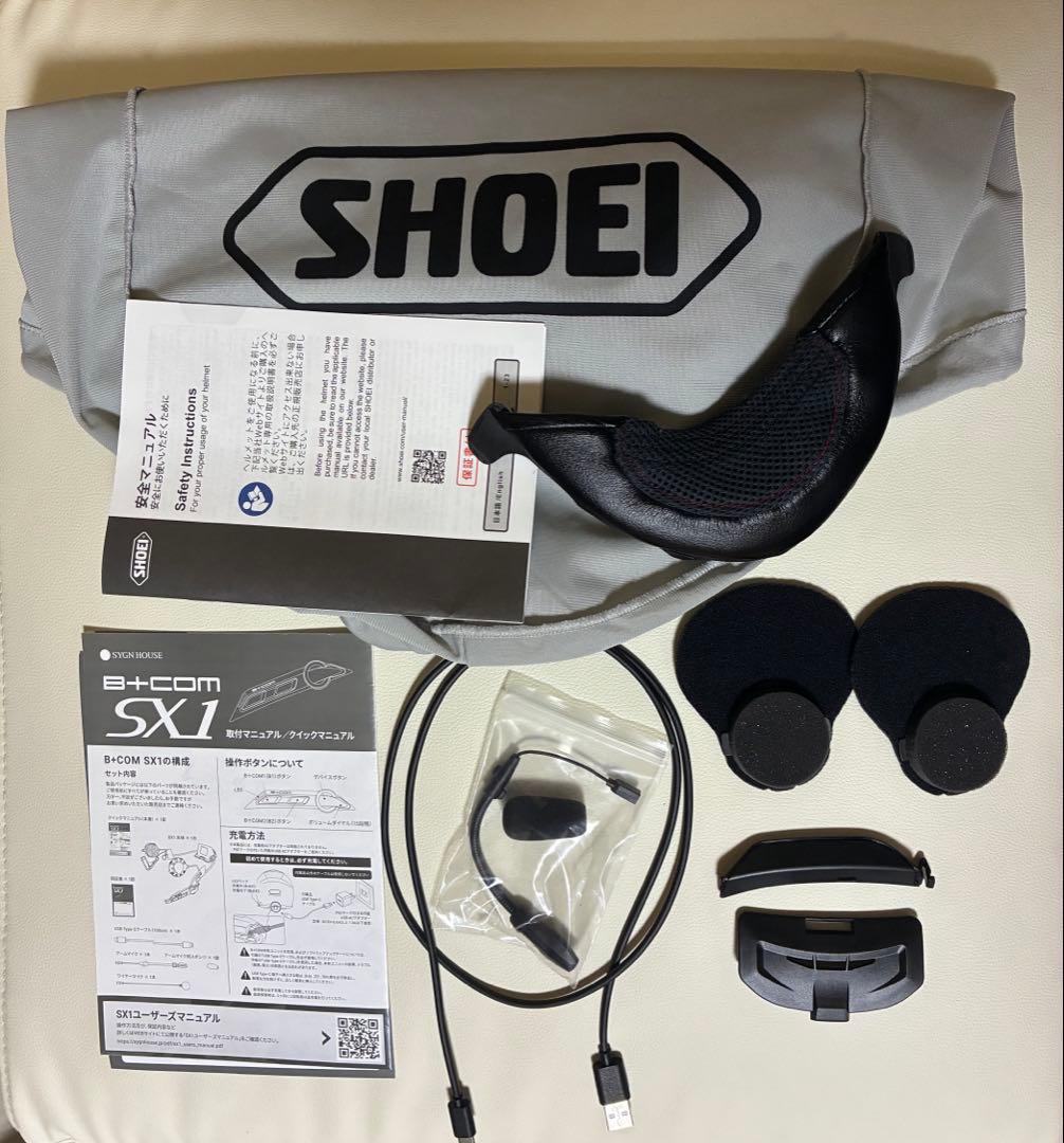 【インカム付】SHOEI GT-Air3 ヘルメット　B-COM SX1