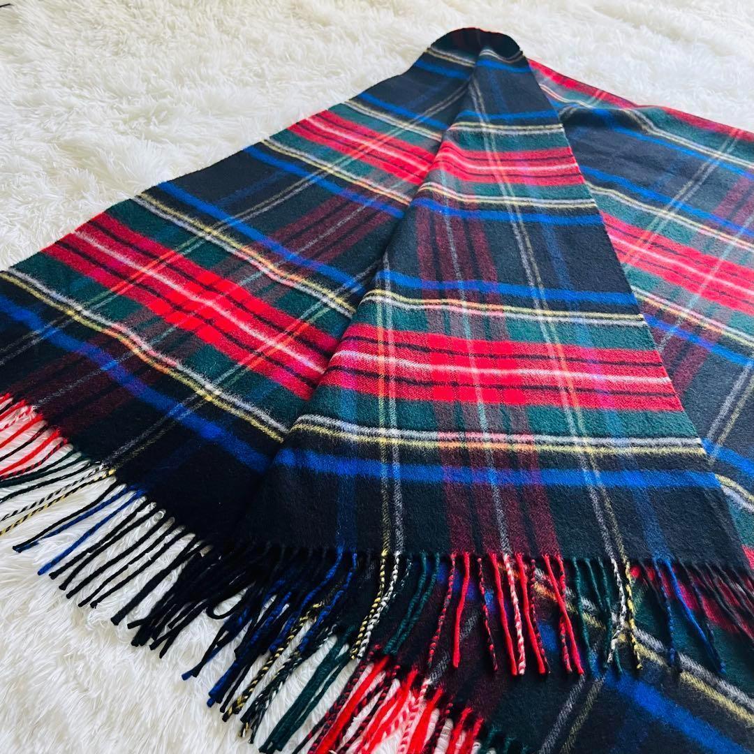 ★美品☆ジョンストンズJohnstons カシミヤ100％ 大判 ストール