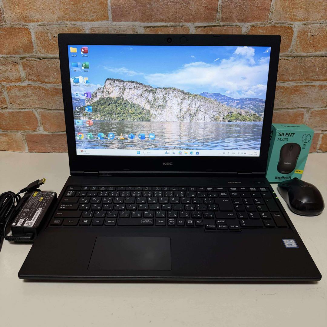 パサト様用美品NEC ノートPC 高速起動SSD メモリ8GB Win11