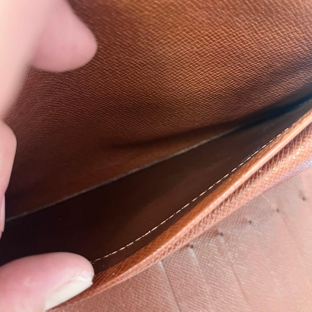 ルイヴィトン　折り財布　モノグラム　ポルトトレゾール　メンズ　レディース