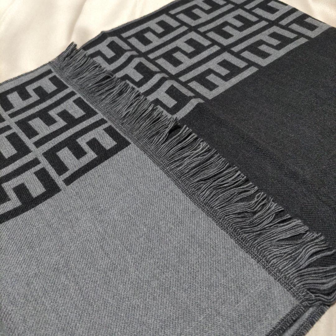 フェンディ FENDI ロゴ ウール マフラー ショール