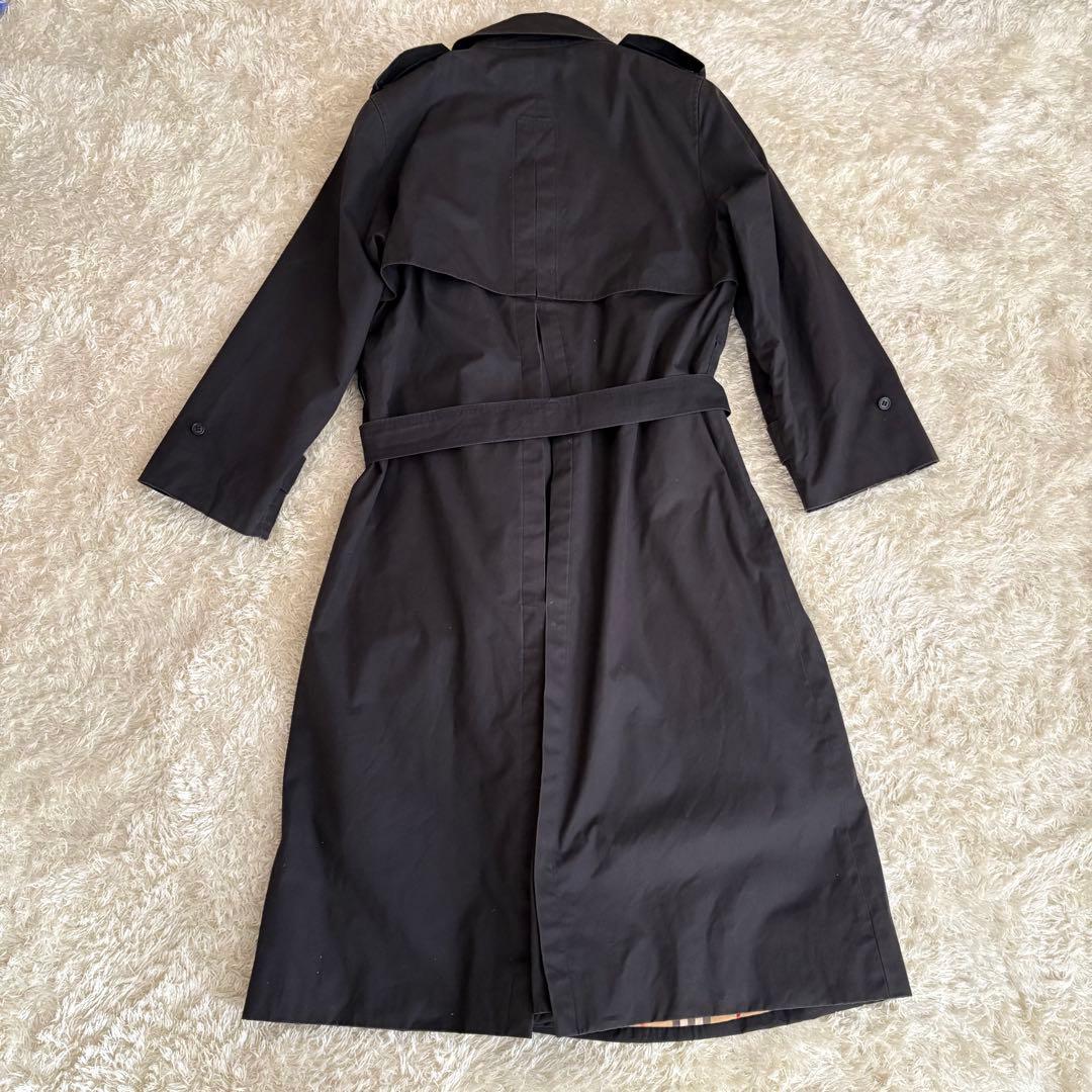 バーバリー トレンチコート ノバチェック ダブル ライナー M〜L 黒