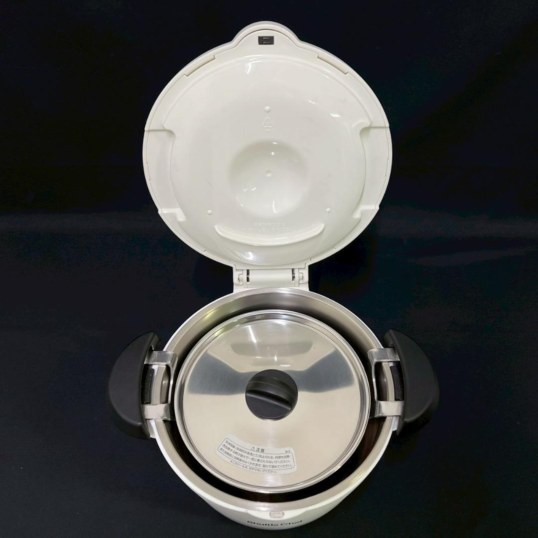 未使用 サーモス シャトルシェフ 真空保温調理器 KBB-1602 モノホワイト