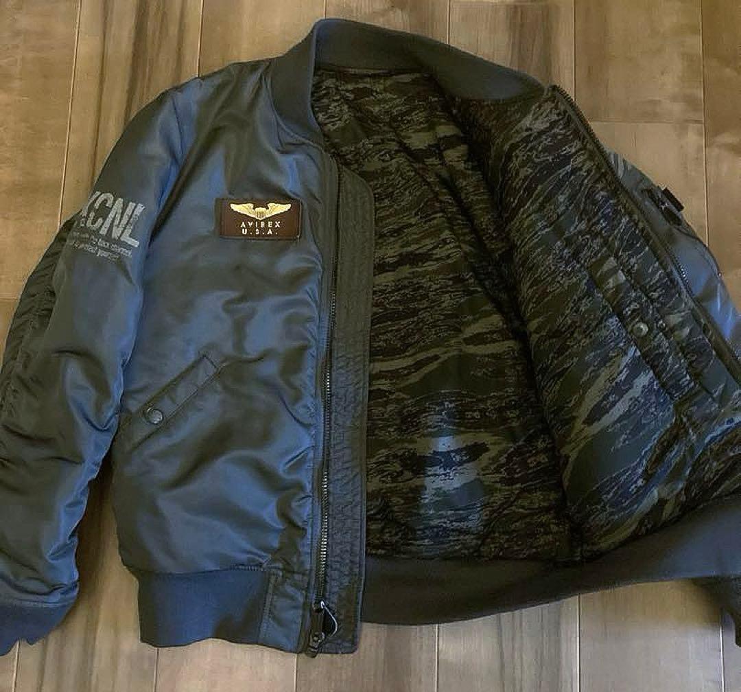 AVIREX バックチャンネルMA-1 ボンバージャケット フライトジャケット