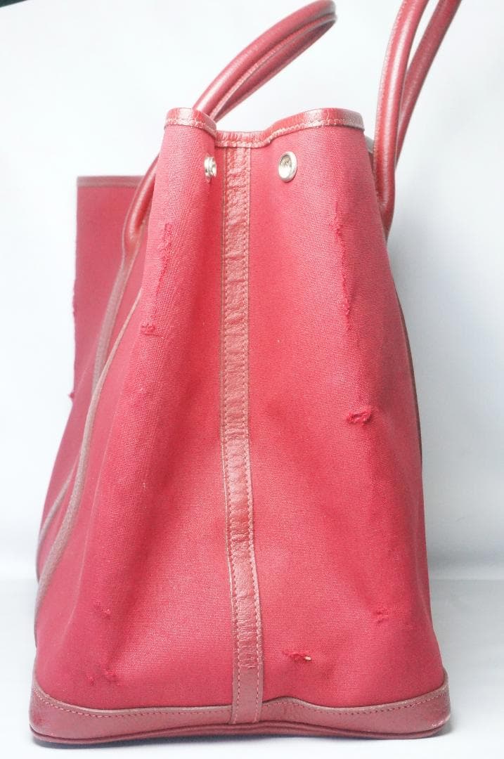 大特価　HERMES エルメス　ガーデンパーティ MM J刻印 シルバー金具