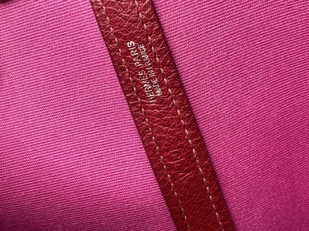 大特価　HERMES エルメス　ガーデンパーティ MM J刻印 シルバー金具