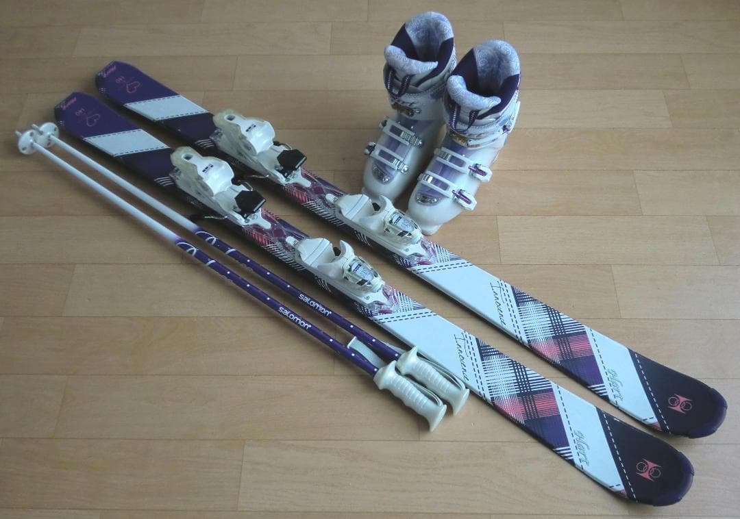 ■■12月・1月限定■送料無料■Hart■女性用スキーセット■140/23.5■