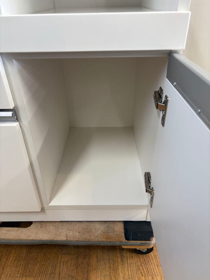 M119ホワイト　レンジボード　上下分割可能 幅900mm