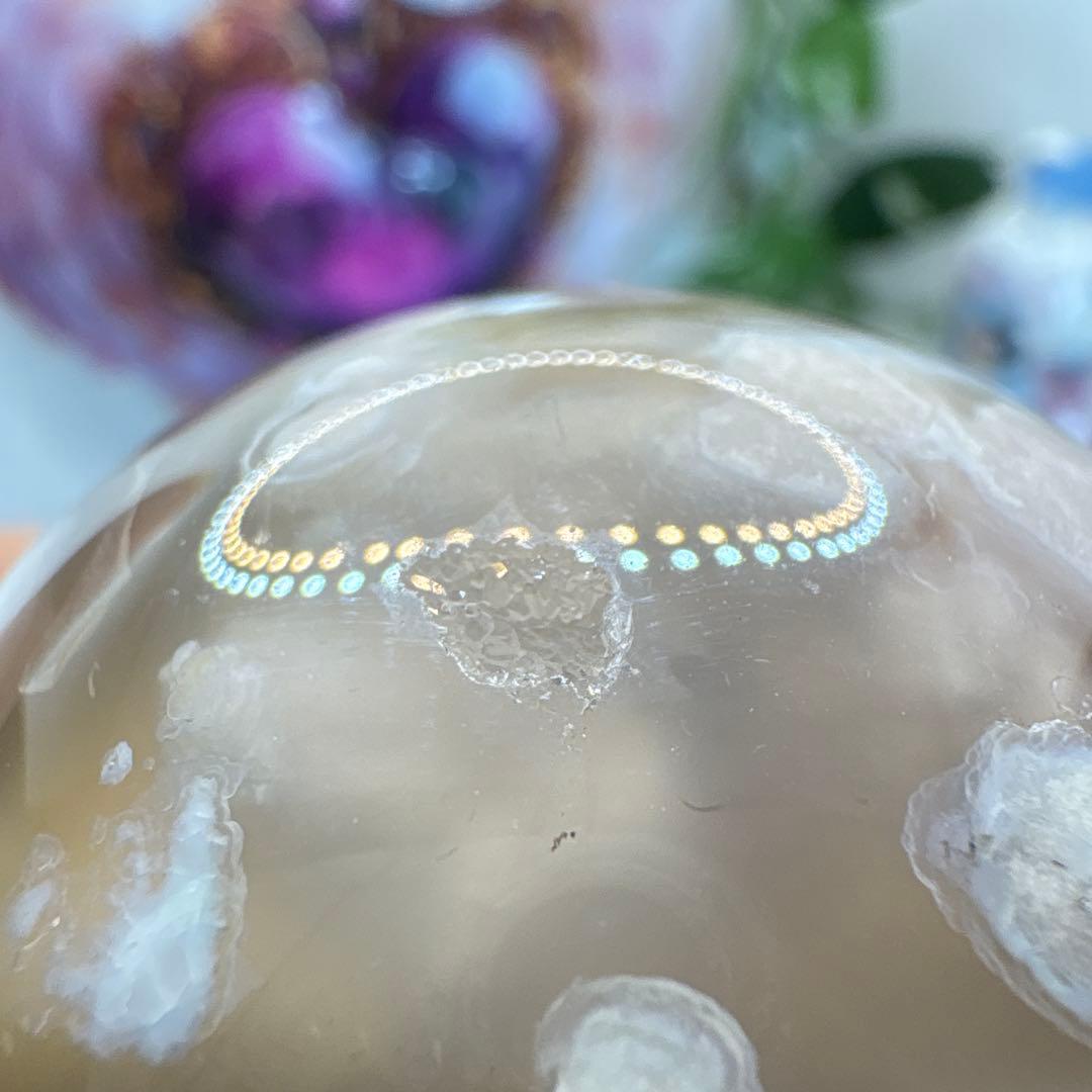 夜桜瑪瑙♡グリーン瑪瑙共生スフィアNo.2612