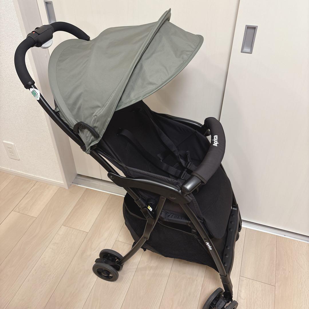 【送料込】【美品】Aprica マジカルエアー B型ベビーカー【カバー付】