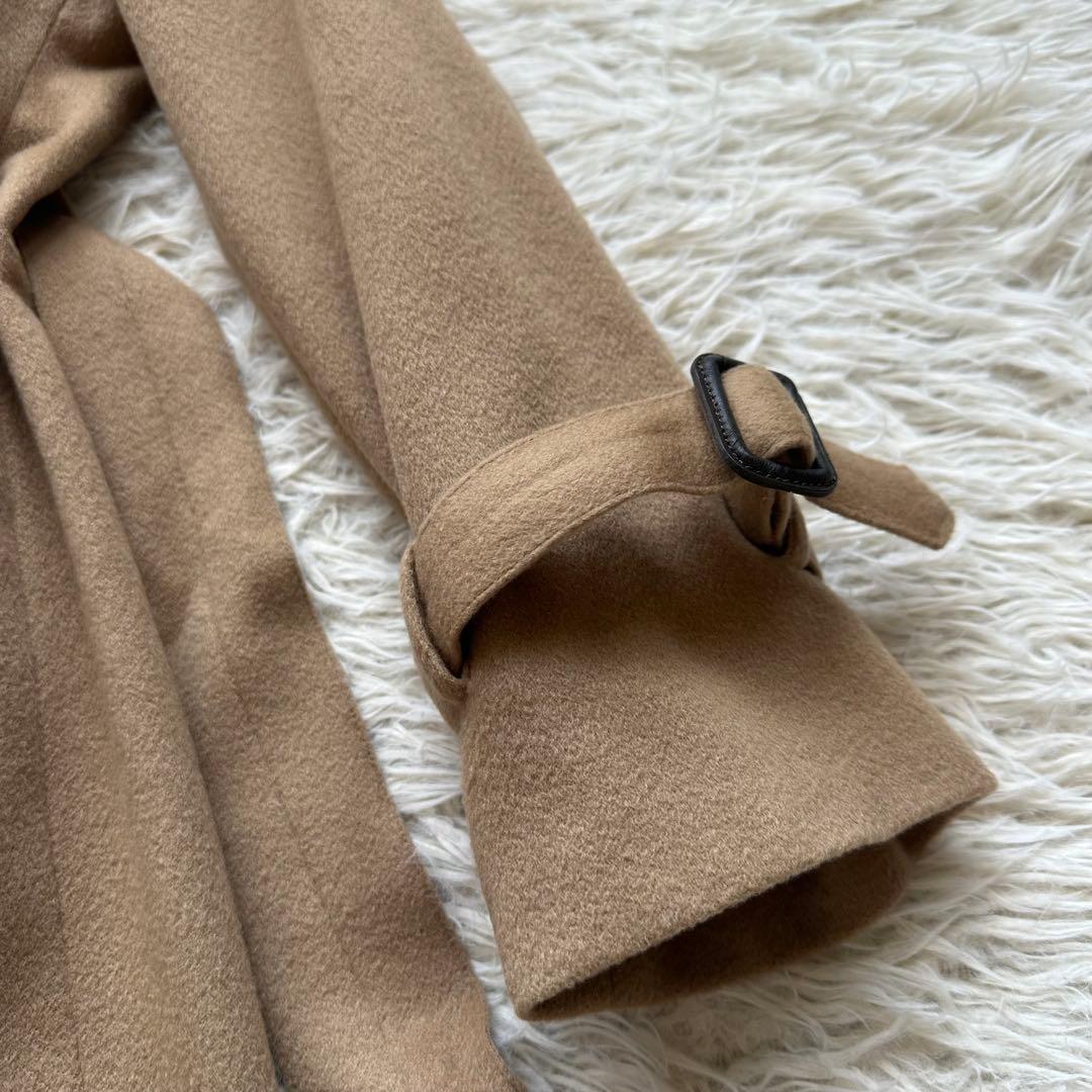 美品✨Moncada カシミヤ100%チェスターコート　ダブル　ロング　キャメル
