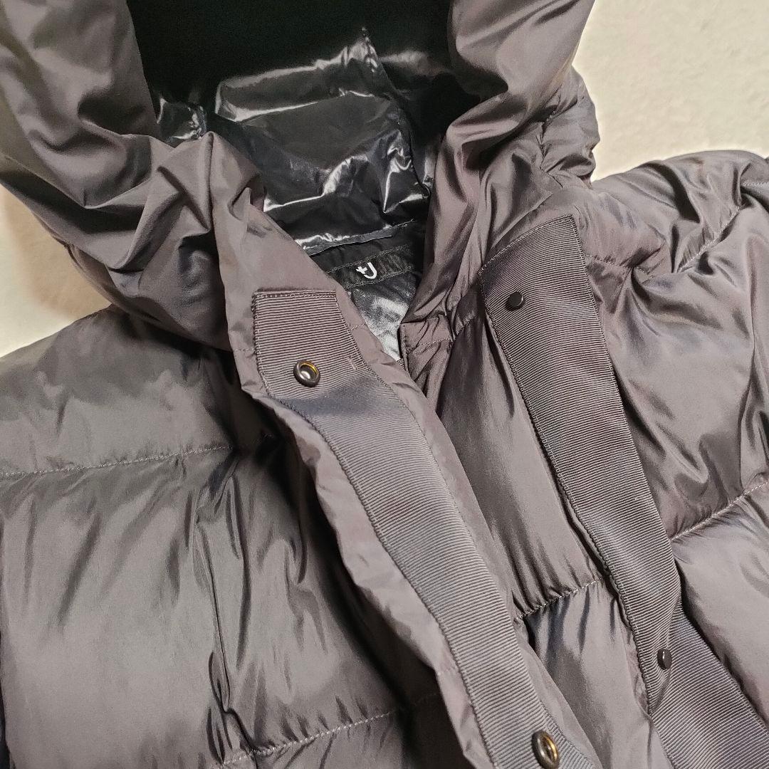 【✨極美品✨】UNIQLO+J◎ダウンロングコート ダークグレー XXL