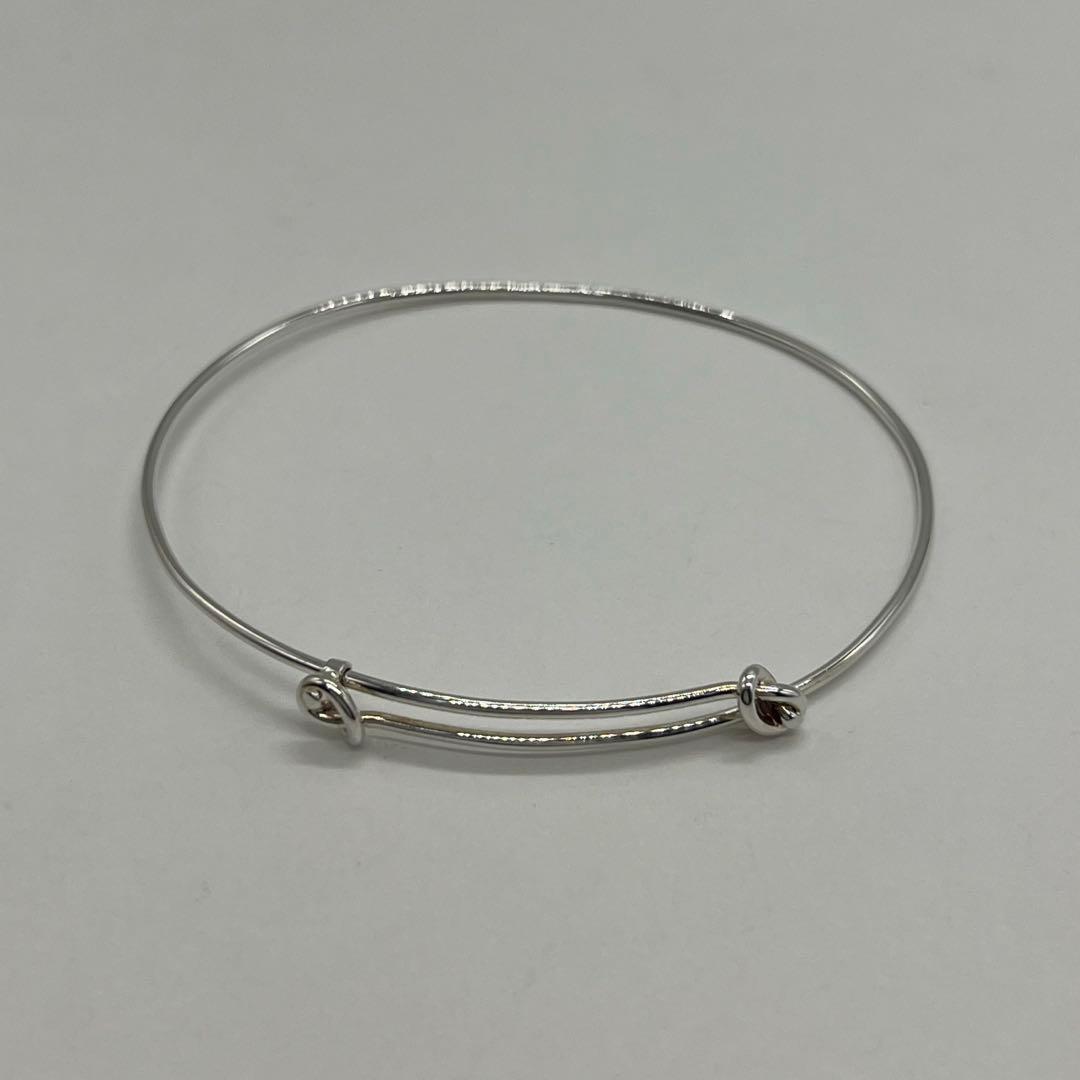 グッチ GUCCI ダブルノット バングル SV800 オールド 希少