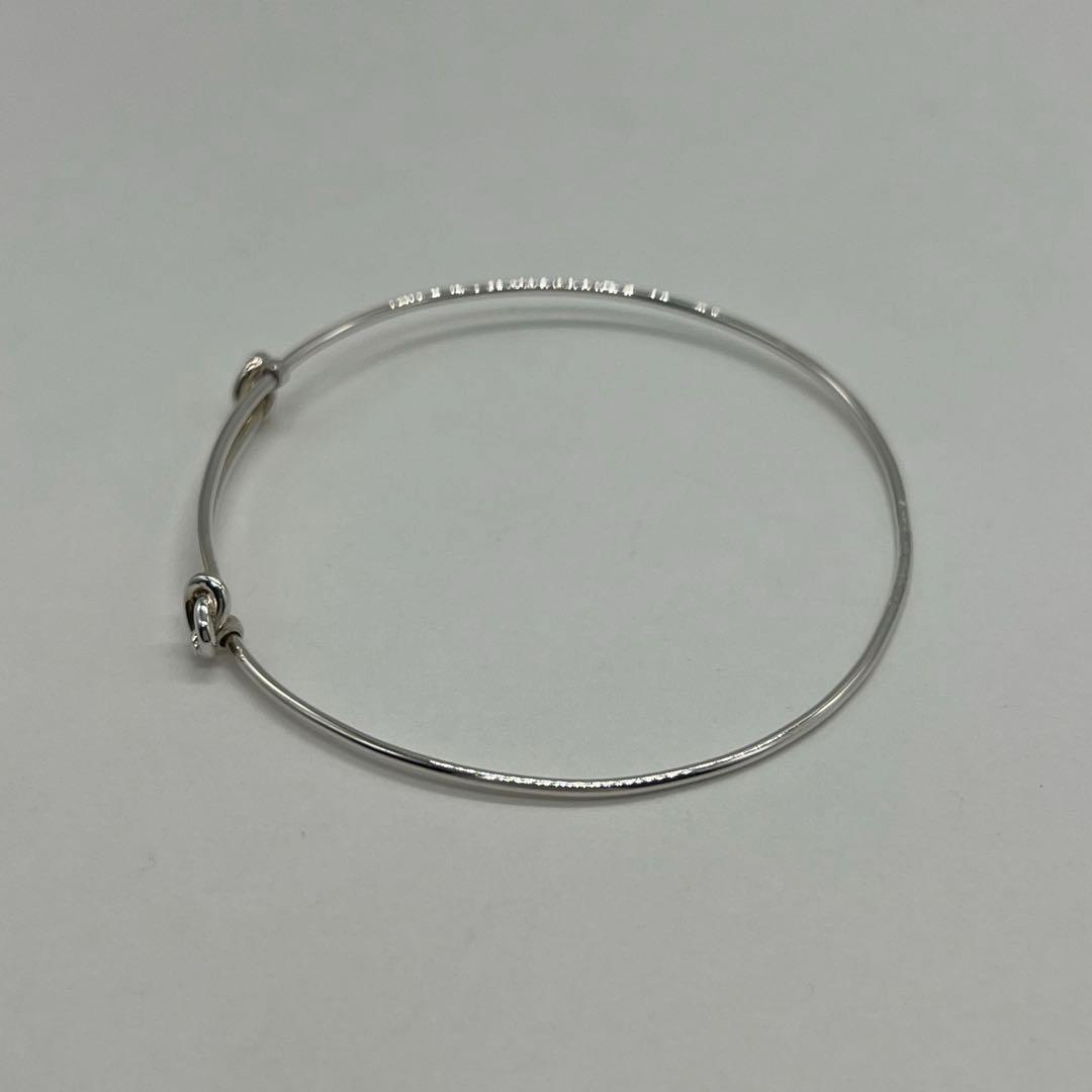 グッチ GUCCI ダブルノット バングル SV800 オールド 希少