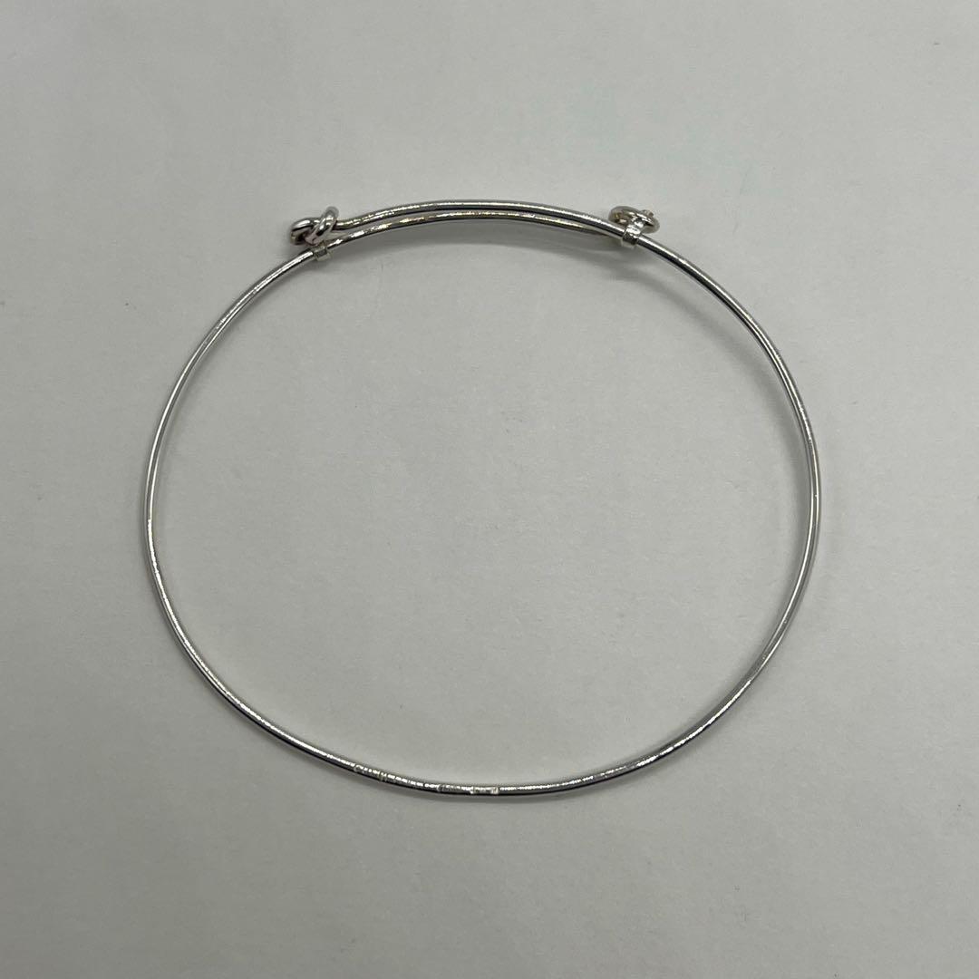 グッチ GUCCI ダブルノット バングル SV800 オールド 希少