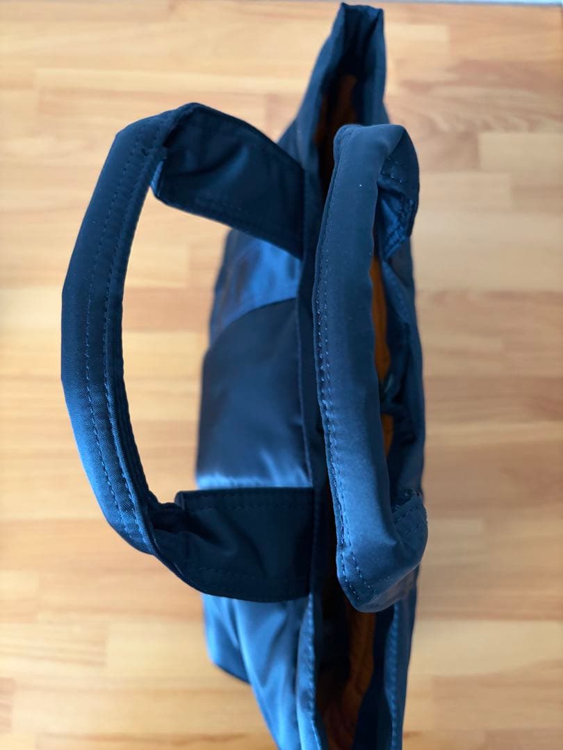 PORTER / TANKER トートバッグ　ネイビー　オレンジ保存袋付き