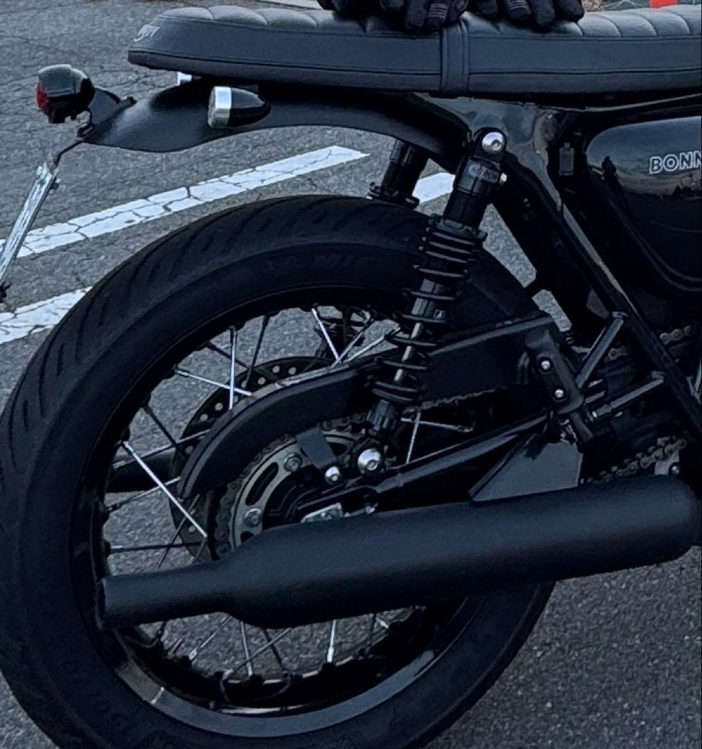 トライアンフ ボンネビル T120 前後ショートフェンダー LEDテールランプ付