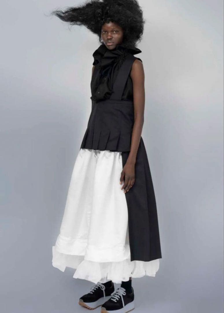 comme des garcons サテン スカート