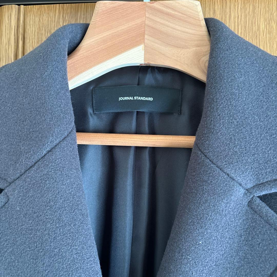 ジャーナルスタンダード グレー ロングコート S