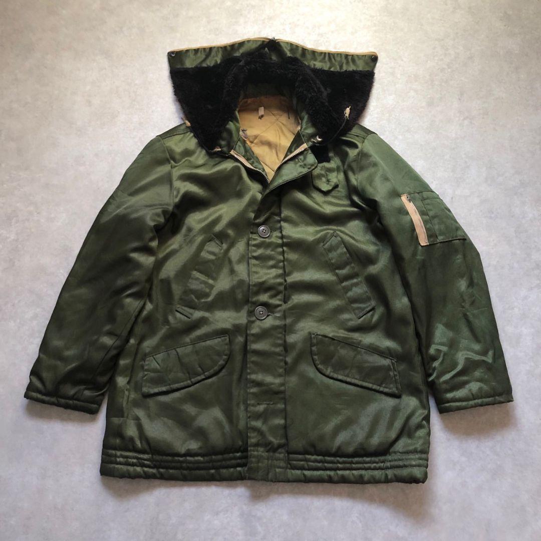 ユーロヴィンテージN-3B型フライジャケットスプリットフードミリタリー