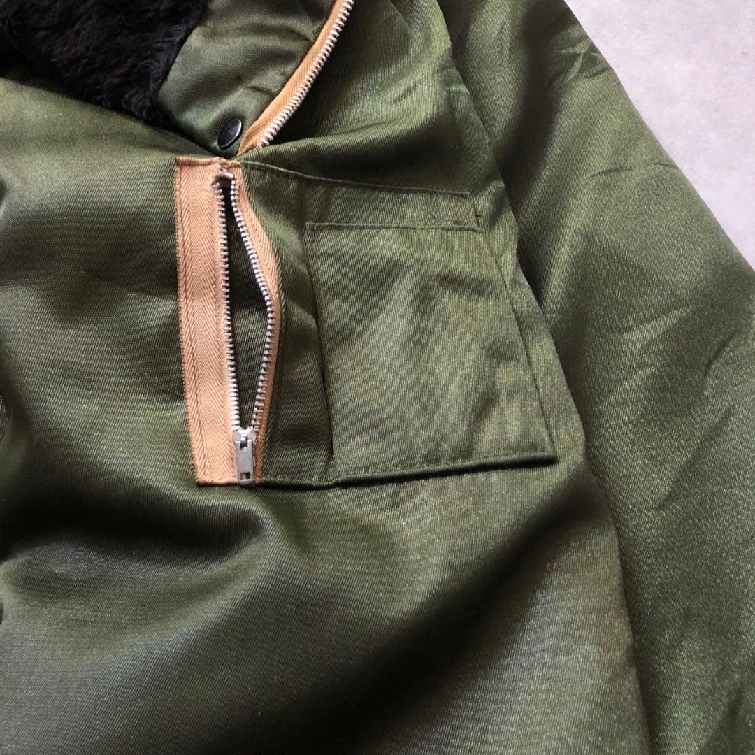 ユーロヴィンテージN-3B型フライジャケットスプリットフードミリタリー