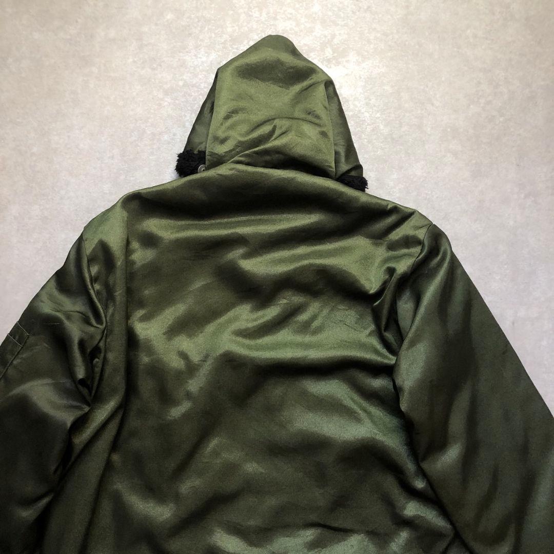 ユーロヴィンテージN-3B型フライジャケットスプリットフードミリタリー