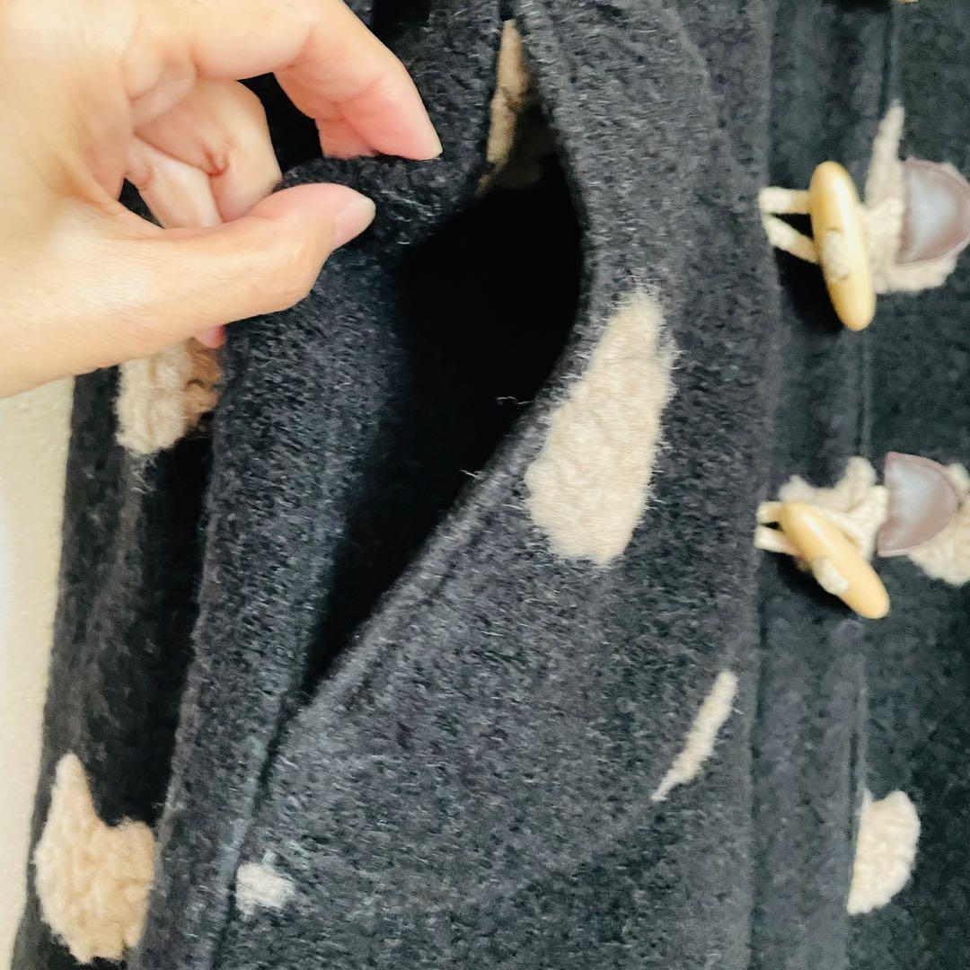 フランシュリッペ　ダッフルコート　新品未使用タグ付き　猫　ねこ　ネコ