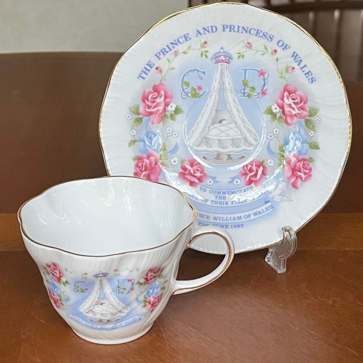 【希少品】英国製　クィーンズ★ウィリアム王子お誕生記念★C/S