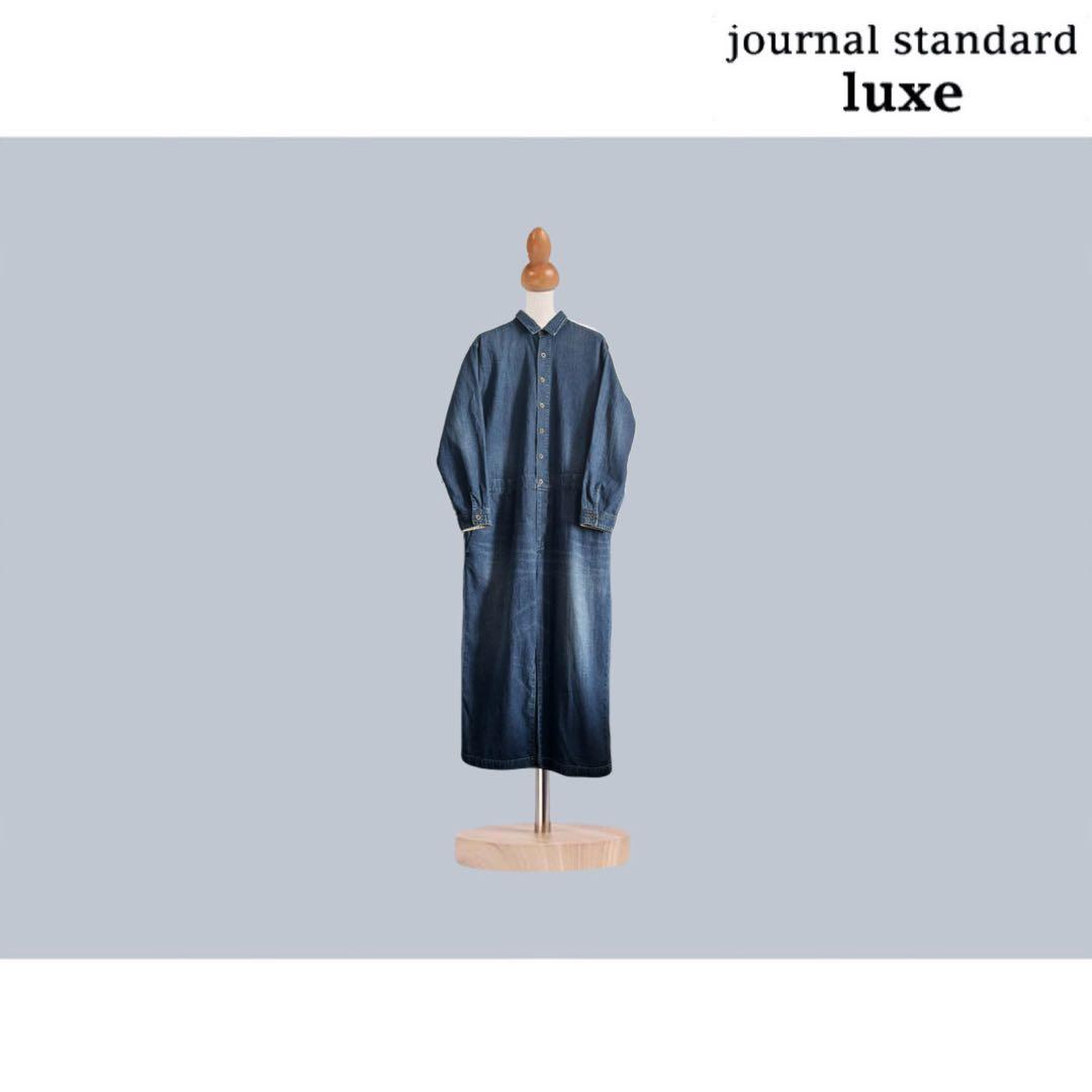 journal standard luxe 8OZデニムテーパーオールインワン