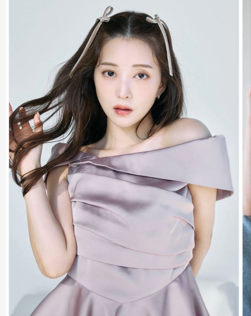 poláura ロマンティックサテンぺプラムトップス pink