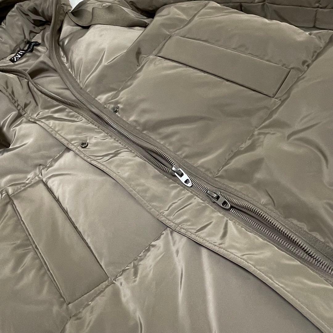 【完売品】ザラ ウォーター＆ウィンドプロテクションフード ロングダウンコート M