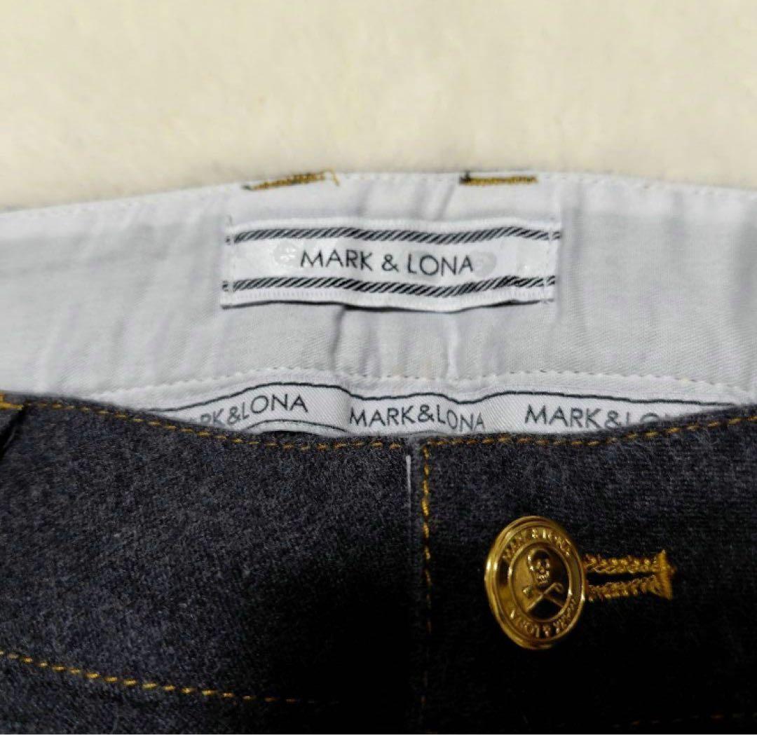 美品　MARK&LONA マークアンドロナ　ストレッチストレートパンツ　XL