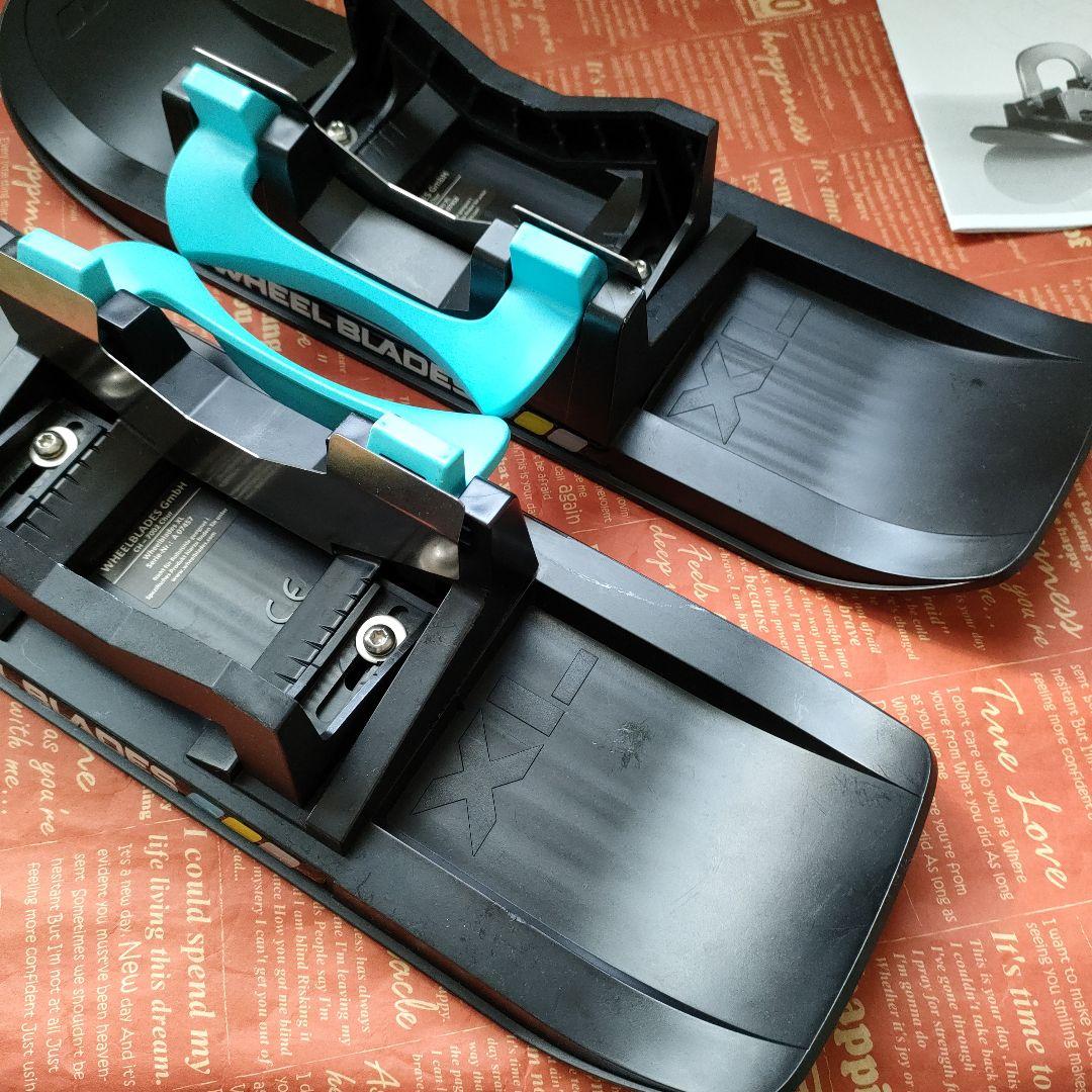 HANA 　ベビーカー用スキー板　ホイールブレード２枚　スイス製